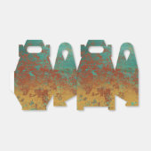 Kupfer Türkis Blau Orange Brown Geschenkschachtel (Ungefaltet)