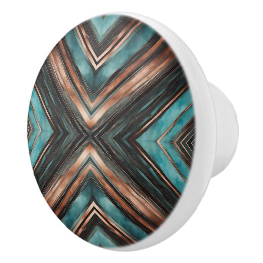 Kupfer Türkis X Keramikknauf (Rechts)