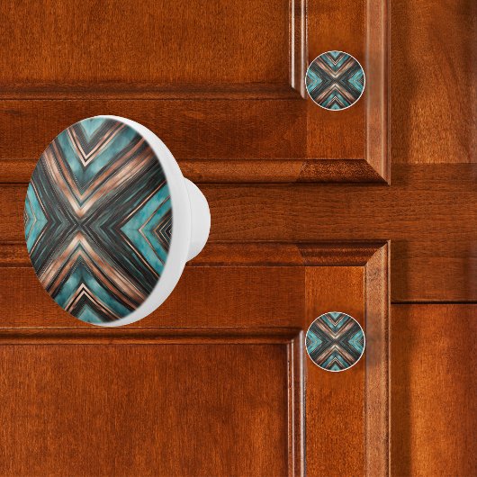 Kupfer Türkis X Keramikknauf