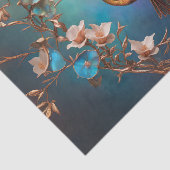 Kupfer und Abalone Hummingbird l Decoupage Gewebe Seidenpapier (Ausschnitt)