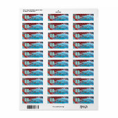 Kupfer und Aquamariner Akrylfluss Art (Vorne)