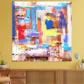 Kupfer und Farbe Leinwanddruck (Insitu (Wohnzimmer))