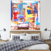 Kupfer und Farbe Leinwanddruck (Insitu (Schlafzimmer))