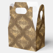 Kupfer und Gold Vintage Damaskus Geschenkschachtel (Geöffnet)