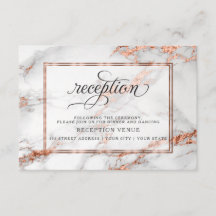 Kupfer und Marmor Hochzeit kühne Eleganz