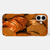 Kupfer- und Silbermünzen Case-Mate iPhone Hülle (Rückseite (Horizontal))