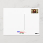 Kupfer und Silberschmuck, Weihnachtsbaum, Feiertag Postkarte (Rückseite)