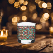 Kupfer und Türkis Whiskyglas