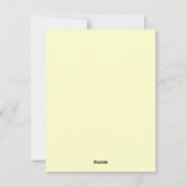 Kupfer- und Zinn-Tasse Feiertagskarte (Rückseite)