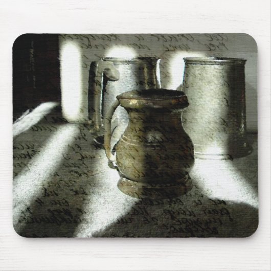 Kupfer- und Zinn-Tasse Mousepad (Vorne)