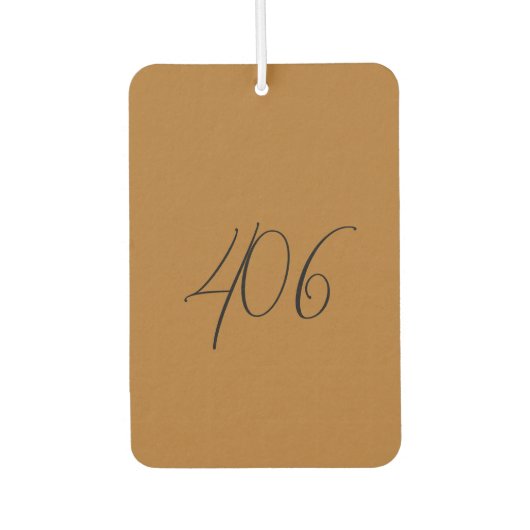 Kupfer von Montana mit Luftkühler für schwarze Flä Autolufterfrischer (Vorderseite)