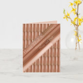 Kupfer zum 22. Hochzeitstag Karte (Gelbe Blume)