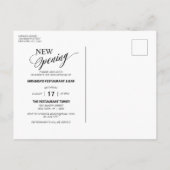 Kupferband und Schere - neue Einladung (Rückseite)