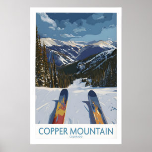 Kupferberg Colorado Wandkunst Schneegipfel Poster