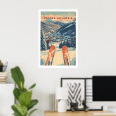 Kupferberg Reiseplakat Sonnenuntergang Skigebiete  Poster (Heimbüro)