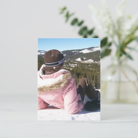 Kupferbergssnowboard Postkarte (Stehend Vorderseite)