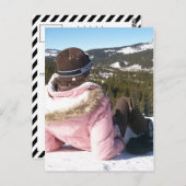 Kupferbergssnowboard Postkarte (Vorne/Hinten)