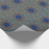 Kupferblau Geschenkpapier (Ecke)