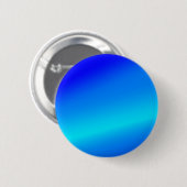 Kupferblau Ober Wasserfarbe abstrakt Pastellfarben Button (Vorne & Hinten)