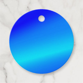 Kupferblau Ober Wasserfarbe abstrakt Pastellfarben Geschenkanhänger