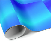 Kupferblau Ober Wasserfarbe abstrakt Pastellfarben Geschenkpapier (Rolleneckpunkt)