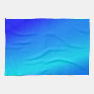 Kupferblau Ober Wasserfarbe abstrakt Pastellfarben Geschirrtuch