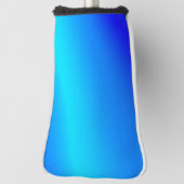 Kupferblau Ober Wasserfarbe abstrakt Pastellfarben Golf Headcover (Rotieren 90)