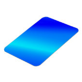 Kupferblau Ober Wasserfarbe abstrakt Pastellfarben Magnet (Linke Seite)