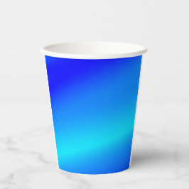 Kupferblau Ober Wasserfarbe abstrakt Pastellfarben Pappbecher