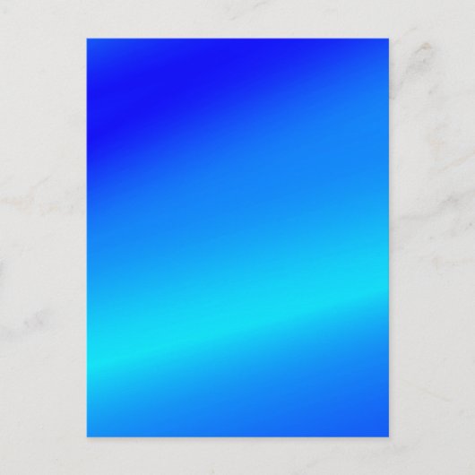 Kupferblau Ober Wasserfarbe abstrakt Pastellfarben Postkarte (Vorderseite)