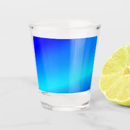 Kupferblau Ober Wasserfarbe abstrakt Pastellfarben Schnapsglas