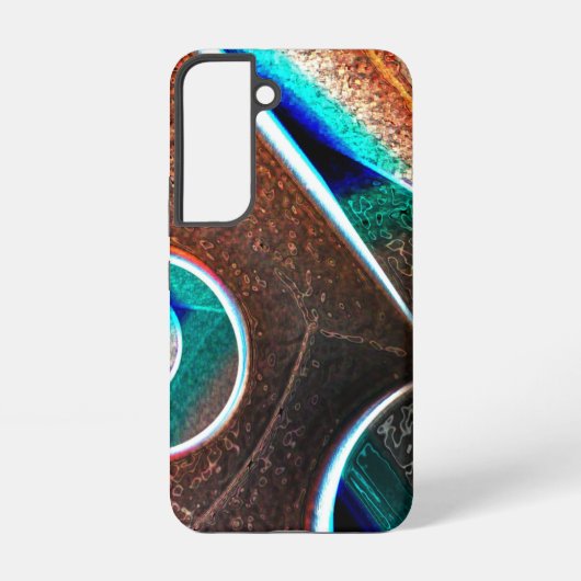 Kupferblau Samsung Galaxy Hülle (Rückseite)