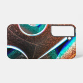 Kupferblau Samsung Galaxy Hülle (Rückseite (Horizontal))