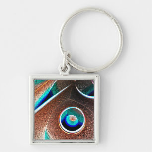 Kupferblau Schlüsselanhänger