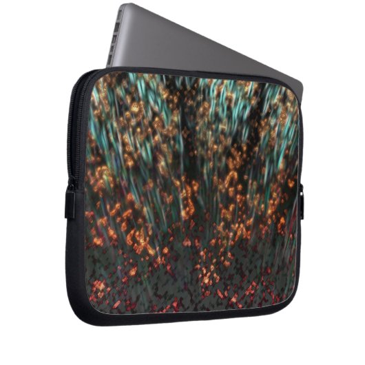 Kupferborealis Laptopschutzhülle (Vorne Rechts)