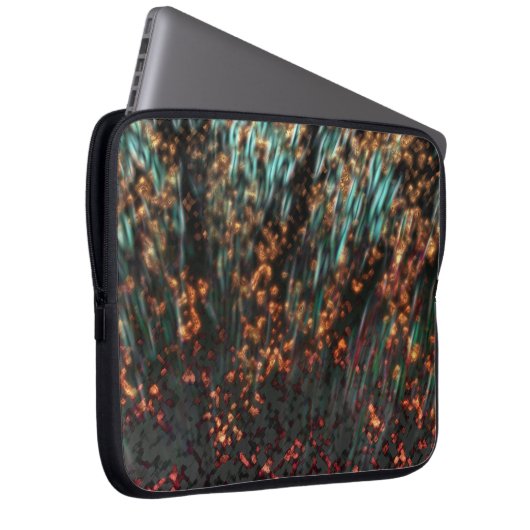 Kupferborealis Laptopschutzhülle (Vorne Rechts)