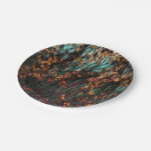 Kupferborealis Pappteller (Schrägansicht)