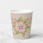 Kupferbraun Pappbecher (Rückseite)