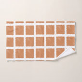 Kupferbraun-Sketch Badhandtuch Set (Handtuch)