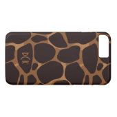 Kupferbraune Leopardrucke Case-Mate iPhone Hülle (Rückseite (Horizontal))