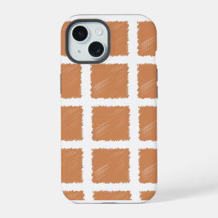 Kupferbraune Skizzierfarbe iPhone 15 Hülle