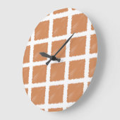 Kupferfarbe Große Wanduhr (Winkel)