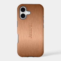 Kupferfarbene Braunaluminium-Optik