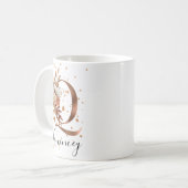 Kupferflorbrief Q Monogram Tasse (Vorderseite Links)