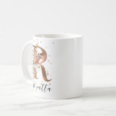 Kupferflorbrief R Monogram Tasse (Vorderseite Links)