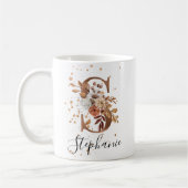 Kupferflorbrief S Monogram Tasse (Links)