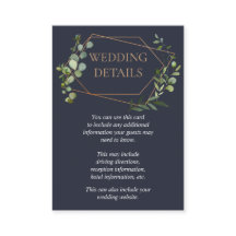 Kupfergeometric Eucalyptus Blue Wedding Details