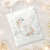 KUPFERGEOMETRISCHER MARMORPINK FLORAL GESCHENKTÜTCHEN (Ausgeschnitten)