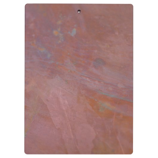 Kupfergewebe Klemmbrett (Rückseite)