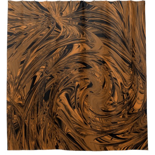 Kupferglanz Duschvorhang (Vorderseite)